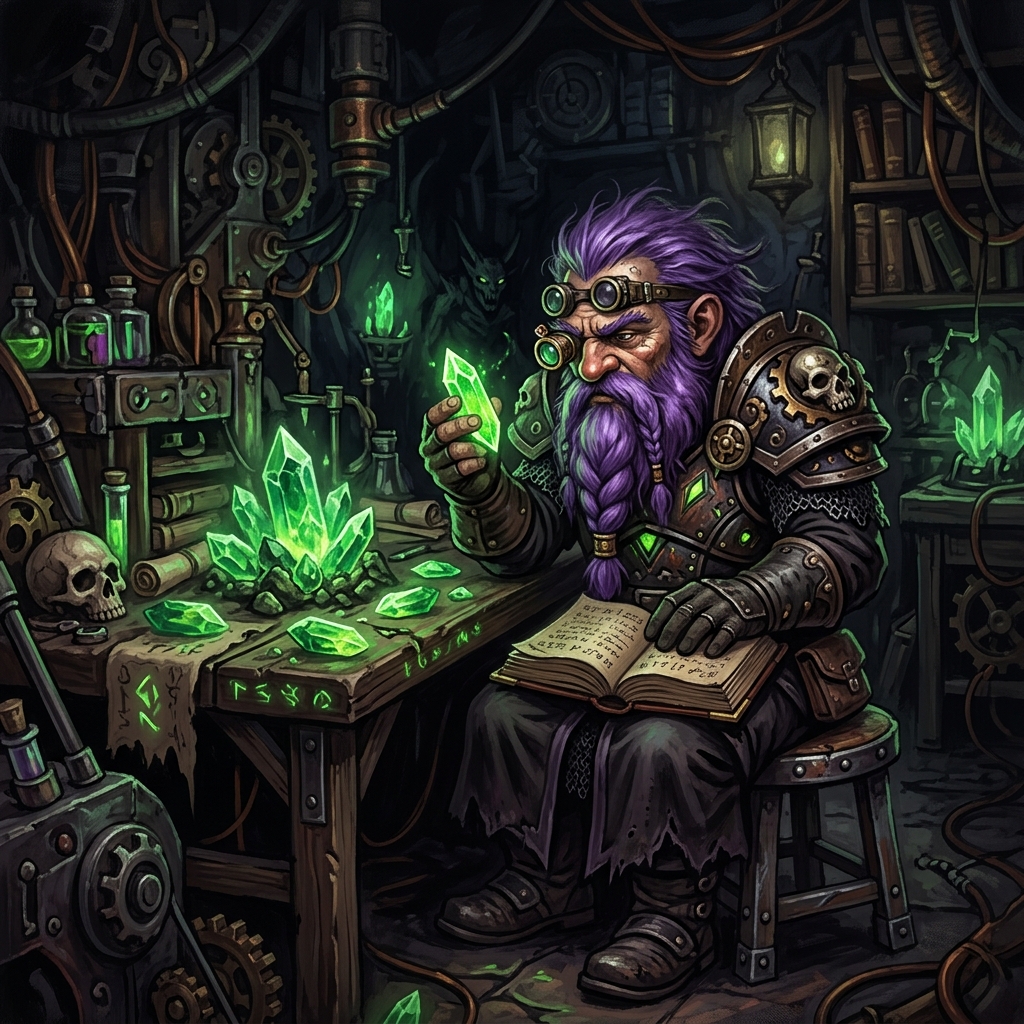 Estudiando Cristales Viles en Gnomeregan